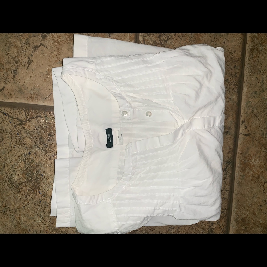 J. Crew White Blouse